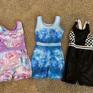 All in Motion Girls Leotards - Pastel, Galaxy, Checkered